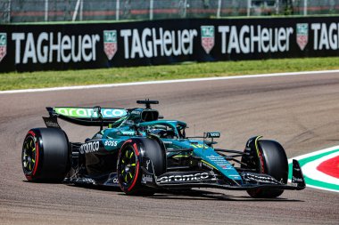  Lance Stroll (CAN) - Aston Martin Aramco F1 Takımı - Aston Martin AMR25 - AWS Gran Premio del Made in Italy e dell 'Emilia Romagna 2025 - Autodromo Enzo e Dino Ferrari, Imola (BO) İtalya, 