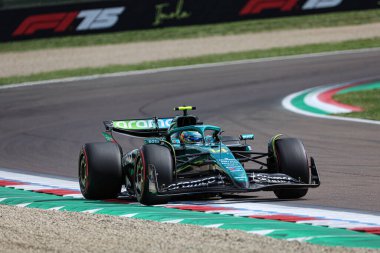  Fernando Alonso (ESP) - Aston Martin Aramco F1 Takımı - Aston Martin AMR25 - AWS Gran Premio del Made in Italy e dell 'Emilia Romagna 2025 - Autodromo Enzo e Dino Ferrari, Imola (BO) İtalya - 15 Mayıs 2025, 