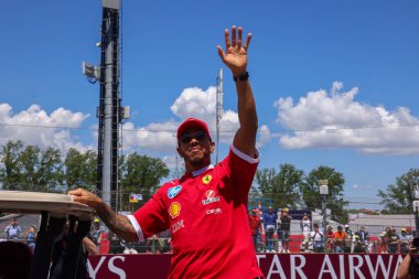  Lewis Hamilton (GBR) - Scuderia Ferrari - Ferrari SF-25 - Ferrari Formula 1 AWS Gran Premio del Made in Italy e dell 'Emilia Romagna 2025 - Autodromo Enzo e Dino Ferrari, Imola (BO) İtalya 15-18 Mayıs 2025 tarihleri arasında, 