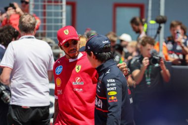  Lewis Hamilton (GBR) - Scuderia Ferrari - Ferrari SF-25 - Ferrari Formula 1 AWS Gran Premio del Made in Italy e dell 'Emilia Romagna 2025 - Autodromo Enzo e Dino Ferrari, Imola (BO) İtalya 15-18 Mayıs 2025 tarihleri arasında, 