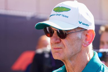 Adrian Newey (GBR) Teknik Direktör Aston Martin Aramco F1 Takımı, Formula 1 Tag Heurer Grand Prix de Monaco 2025 Monte Carlo (MC), 23-25 Mayıs 2025