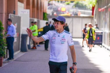 Andrea Kimi Antonelli (ITA) - Mercedes-AMG PETRONAS F1 Takımı - Mercedes W16 - Mercedes E Performansı Formula 1 Taurer Grand Prix de Monaco 2025 Monte Carlo (MC), 23-25 Mayıs 2025