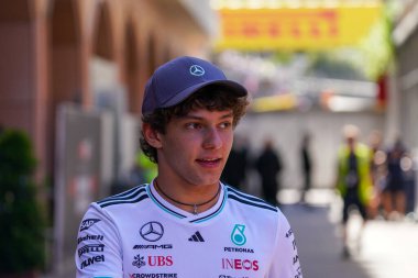  Andrea Kimi Antonelli (ITA) - Mercedes-AMG PETRONAS F1 Takımı - Mercedes W16 - Mercedes E Performansı Formula 1 Taurer Grand Prix de Monaco 2025 Monte Carlo (MC), 23-25 Mayıs 2025