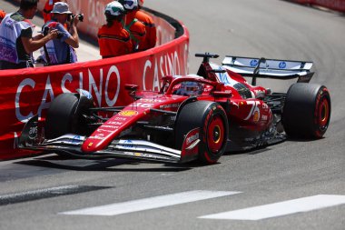  Charles Leclerc (MON) - Scuderia Ferrari - Ferrari SF-25 - Ferrari Formula 1 Tag Heurer Grand Prix de Monaco 2025 Monte Carlo (MC), 23-25 Mayıs 2025