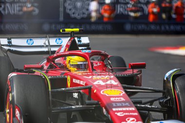  Lewis Hamilton (GBR) - Scuderia Ferrari - Ferrari SF-25 - Ferrari Formula 1 Tag Heurer Grand Prix de Monaco 2025 Monte Carlo (MC), 23-25 Mayıs 2025