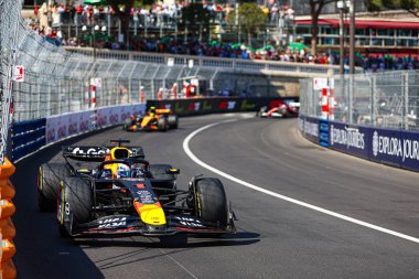 Max Verstappen (NED) - Oracle Red Bull Racing - Red Bull RB21 - Honda RBPT Yarış sırasında, Pazar, Formula 1 Taurer Grand Prix de Monaco 2025, Mayıs 23-25