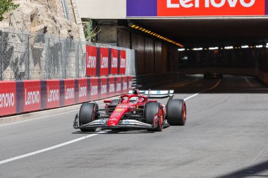  Charles Leclerc (MON) - Scuderia Ferrari - Ferrari SF-25 - Ferrari Formula 1 Formula Heurer Grand Prix de Monaco 2025 tarihinde Monte Carlo (MC), 23-25 Mayıs 2025