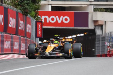 Lando Norris (GBR) - McLaren Formula 1 Takımı - McLaren MCL39 - Mercedes Formula 1 Taurer Grand Prix de Monaco 2025, Mayıs 23-25
