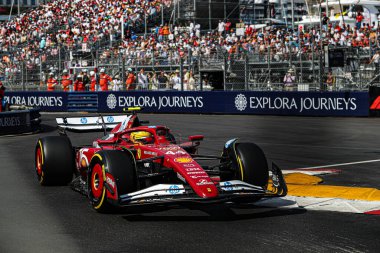  Lewis Hamilton (GBR) - Scuderia Ferrari - Ferrari SF-25 - Ferrari Formula 1 Tag Heurer Grand Prix de Monaco 2025, Mayıs 23-25