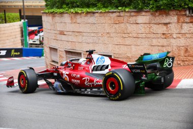  Charles Leclerc (MON) - Scuderia Ferrari - Ferrari SF-25 - Formula 1 Taurer Grand Prix de Monaco 2025 Formula 1 Serbest Çalışması sırasında Monte Carlo (MC), 23-25 Mayıs 2025