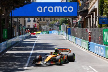  Lando Norris (GBR) - McLaren Formula 1 Takımı - McLaren MCL39 - Mercedesduring Formula 1 Etiketi Heurer Grand Prix de Monaco 2025 Monte Carlo (MC), 23-25 Mayıs 2025