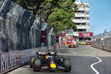  Max Verstappen (NED) - Oracle Red Bull Racing - Red Bull RB21 - Honda RBPT Yarış sırasında, Pazar, Formula 1 Taurer Grand Prix de Monaco 2025, Mayıs 23-25
