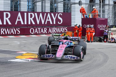  Franco Colapinto (ARG) - Cuma günü Monte Carlo 'da (MC) 23-25 Mayıs 2025 tarihleri arasında Formula 1 Tag Heurer Grand Prix de Monaco 2025' de Alpine F1