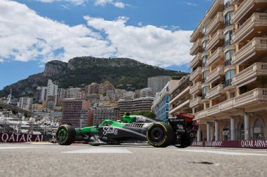 Gabriel Bortoleto (BRA) Formula 1 Tag Heurer Grand Prix de Monaco 2025, 23-25 Mayıs 2025 tarihleri arasında Monte Carlo 'da F1 Team Sauber takımının hisseleri