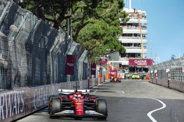  Charles Leclerc (MON) - Scuderia Ferrari - Ferrari SF-25 - Ferrari Yarış sırasında, Pazar, Formula 1 Tag Heurer Grand Prix de Monaco 2025, Mayıs 23-25