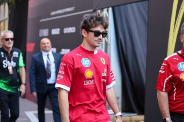  Charles Leclerc (MON) - Scuderia Ferrari - Ferrari SF-25 - Ferrari Formula 1 Formula Heurer Grand Prix de Monaco 2025 tarihinde Monte Carlo (MC), 23-25 Mayıs 2025