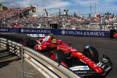  Lewis Hamilton (GBR) - Scuderia Ferrari - Ferrari SF-25 - Ferrari Formula 1 Tag Heurer Grand Prix de Monaco 2025 Monte Carlo (MC), 23-25 Mayıs 2025