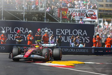  Lewis Hamilton (GBR) - Scuderia Ferrari - Ferrari SF-25 - Ferrari Formula 1 Tag Heurer Grand Prix de Monaco 2025 Monte Carlo (MC), 23-25 Mayıs 2025