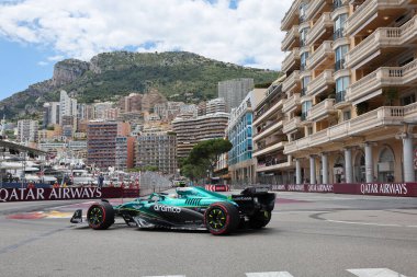  Lance Stroll (CAN) - Aston Martin Aramco F1 Takımı - Aston Martin AMR25 - Mercedes Formula 1 Taurer Grand Prix de Monaco 2025, 23-25 Mayıs 2025