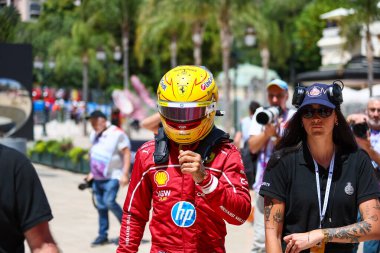  Lewis Hamilton (GBR) - Scuderia Ferrari - Ferrari SF-25 - Ferrari Formula 1 Tag Heurer Grand Prix de Monaco 2025, Mayıs 23-25