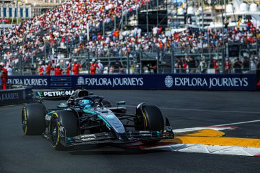  George Russell (GBR) - Mercedes-AMG PETRONAS F1 Takımı - Mercedes W16 - Mercedes E Performansı Formula 1 Taurer Grand Prix de Monaco 2025 Monte Carlo (MC), 23-25 Mayıs 2025