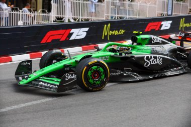 Gabriel Bortoleto (BRA) Formula 1 Tag Heurer Grand Prix de Monaco 2025, 23-25 Mayıs 2025 tarihleri arasında Monte Carlo 'da F1 Team Sauber takımının hisseleri