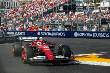  Charles Leclerc (MON) - Scuderia Ferrari - Ferrari SF-25 - Ferrari Formula 1 Tag Heurer Grand Prix de Monaco 2025 Monte Carlo (MC), 23-25 Mayıs 2025