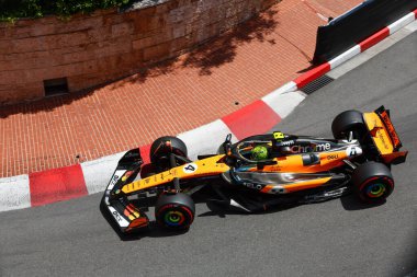  Lando Norris (GBR) - McLaren Formula 1 Takımı - McLaren MCL39 - Mercedesduring Formula 1 Etiketi Heurer Grand Prix de Monaco 2025 Monte Carlo (MC), 23-25 Mayıs 2025