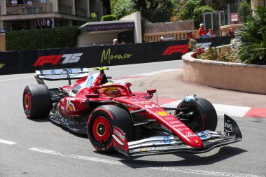  Lewis Hamilton (GBR) - Scuderia Ferrari - Ferrari SF-25 - Ferrari Formula 1 Tag Heurer Grand Prix de Monaco 2025, Mayıs 23-25