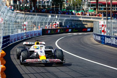 Isaac Hadjar (FRA) Visa Cash App RB F1 Takımı Pazar günü Monte Carlo 'da Formula 1 Taurer Grand Prix de Monaco 2025, 23-25 Mayıs 2025