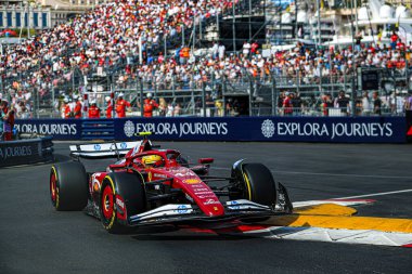  Lewis Hamilton (GBR) - Scuderia Ferrari - Ferrari SF-25 - Ferrari Formula 1 Tag Heurer Grand Prix de Monaco 2025 Monte Carlo (MC), 23-25 Mayıs 2025