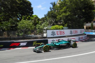  Lance Stroll (CAN) - Aston Martin Aramco F1 Takımı - Aston Martin AMR25 - Formula 1 Tag Heurer Grand Prix de Monaco 2025 Monte Carlo (MC), 23-25 Mayıs 2025