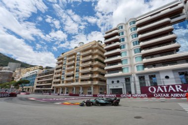  George Russell (GBR) - Mercedes-AMG PETRONAS F1 Takımı - Mercedes W16 - Mercedes E Performansı Formula 1 Taurer Grand Prix de Monaco 2025 Monte Carlo (MC), 23-25 Mayıs 2025
