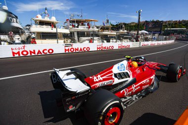  Lewis Hamilton (GBR) - Scuderia Ferrari - Ferrari SF-25 - Ferrari Yarış sırasında, Pazar, Formula 1 Tag Heurer Grand Prix de Monaco 2025, Mayıs 23-25