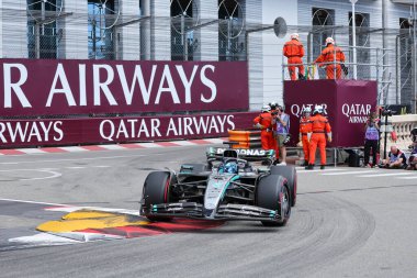  George Russell (GBR) - Mercedes-AMG PETRONAS F1 Takımı - Mercedes W16 - Mercedes E Performansı Formula 1 Taurer Grand Prix de Monaco 2025 Monte Carlo (MC), 23-25 Mayıs 2025