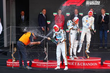 Yarış podyumu, Pazar, Formula 1 Taurer Grand Prix de Monaco 2025, Monte Carlo (MC), 23-25 Mayıs 2025