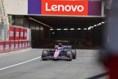  Franco Colapinto (ARG) - Cuma günü Monte Carlo 'da (MC) 23-25 Mayıs 2025 tarihleri arasında Formula 1 Tag Heurer Grand Prix de Monaco 2025' de Alpine F1