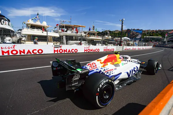  Liam Lawson (NZL) - Visa Cash App RB F1 Team - RB VCARB02 - Honda RBPT Yarış sırasında, Pazar, Formula 1 Tag Heurer Grand Prix de Monaco 2025, Mayıs 23-25