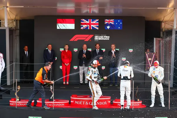 Yarış podyumu, Pazar, Formula 1 Taurer Grand Prix de Monaco 2025, Monte Carlo (MC), 23-25 Mayıs 2025