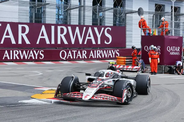  Oliver Bearman (GBR) - Cuma günü Monte Carlo 'da Formula 1 Tag Heurer Grand Prix de Monaco 2025' in serbest antrenman seansı sırasında Haas F1 Takımı, 23-25 Mayıs 2025