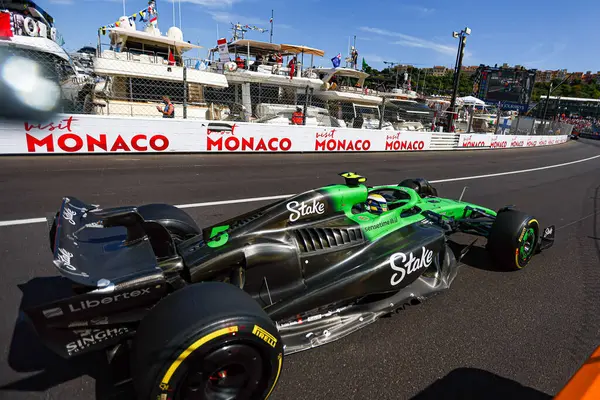 Gabriel Bortoleto (BRA) Yarış sırasında F1 Takım Sauber, Pazar, Formula 1 Tag Heurer Grand Prix de Monaco 2025 Monte Carlo (MC), 23-25 Mayıs 2025