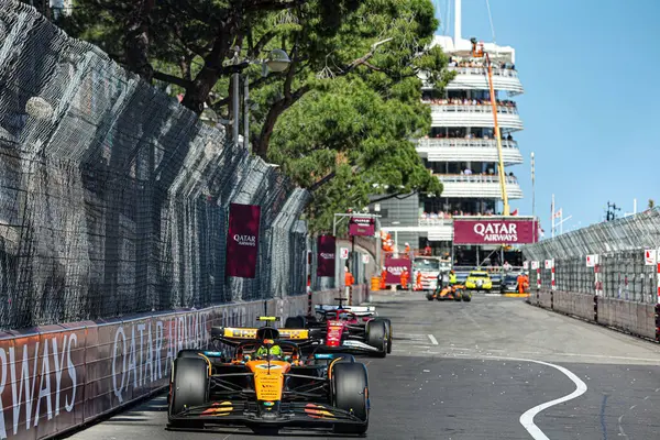  Lando Norris (GBR) - McLaren Formula 1 Takımı - McLaren MCL39 - Mercedes Yarış sırasında, Pazar, Formula 1 Taurer Grand Prix de Monaco 2025 Monte Carlo (MC), 23-25 Mayıs 2025