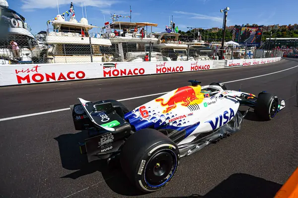 Isaac Hadjar (FRA) Visa Cash App RB F1 Takımı Pazar günü Monte Carlo 'da Formula 1 Taurer Grand Prix de Monaco 2025, 23-25 Mayıs 2025