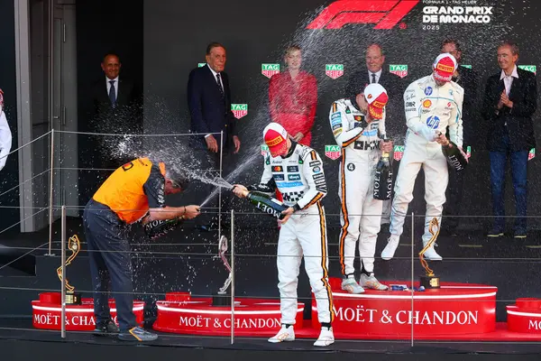 Yarış podyumu, Pazar, Formula 1 Taurer Grand Prix de Monaco 2025, Monte Carlo (MC), 23-25 Mayıs 2025