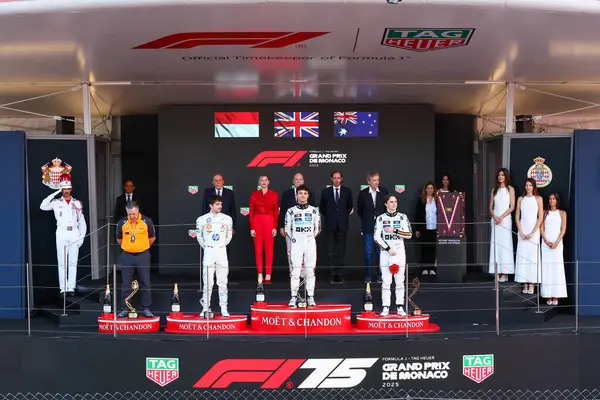 Yarış podyumu, Pazar, Formula 1 Taurer Grand Prix de Monaco 2025, Monte Carlo (MC), 23-25 Mayıs 2025