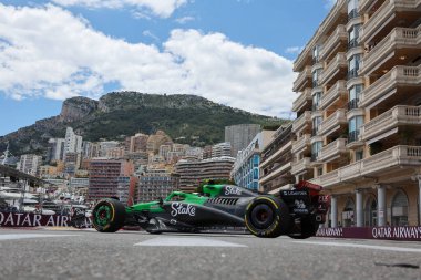 Gabriel Bortoleto (BRA) Formula 1 Tag Heurer Grand Prix de Monaco 2025, 23-25 Mayıs 2025 tarihleri arasında Monte Carlo 'da F1 Team Sauber takımının hisseleri