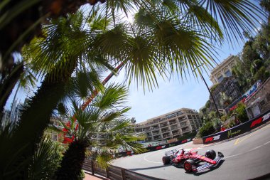  Charles Leclerc (MON) - Scuderia Ferrari - Ferrari SF-25 - Ferrari Formula 1 Tag Heurer Grand Prix de Monaco 2025 Monte Carlo (MC), 23-25 Mayıs 2025