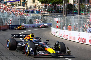  Max Verstappen (NED) - Oracle Red Bull Racing - Red Bull RB21 - Honda RBPT Yarış sırasında, Pazar, Formula 1 Taurer Grand Prix de Monaco 2025, Mayıs 23-25