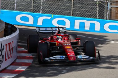  Charles Leclerc (MON) - Scuderia Ferrari - Ferrari SF-25 - Ferrari Formula 1 Tag Heurer Grand Prix de Monaco 2025 Monte Carlo (MC), 23-25 Mayıs 2025