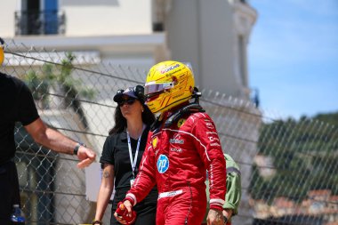  Lewis Hamilton (GBR) - Scuderia Ferrari - Ferrari SF-25 - Ferrari Formula 1 Tag Heurer Grand Prix de Monaco 2025, Mayıs 23-25